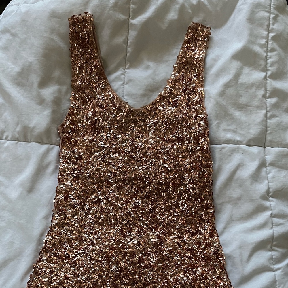 Champagne Mini Dress
